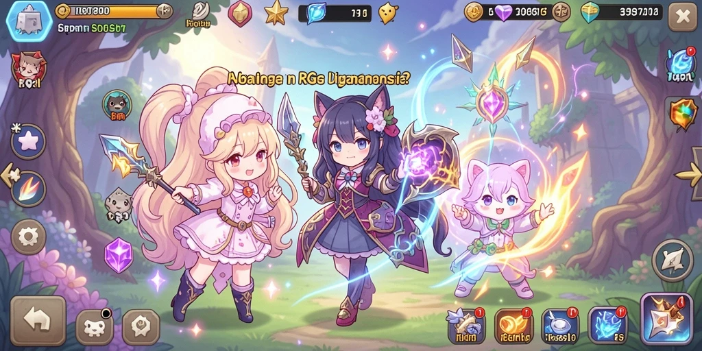 Lingkungan game yang beragam dan indah.