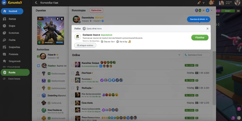 Momen seru saat bermain dengan teman-teman online.