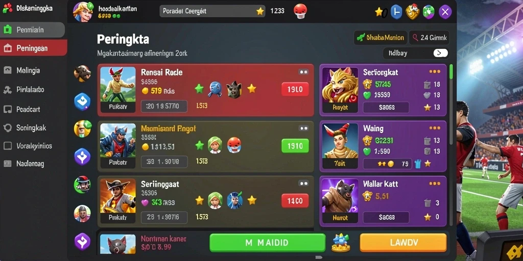 Tangkapan layar menampilkan interaksi multiplayer dengan teman-teman.