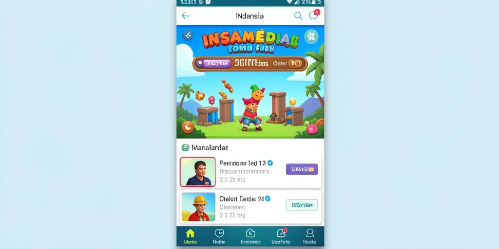 Tema yang seru dan interaktif membuat permainan semakin menarik.