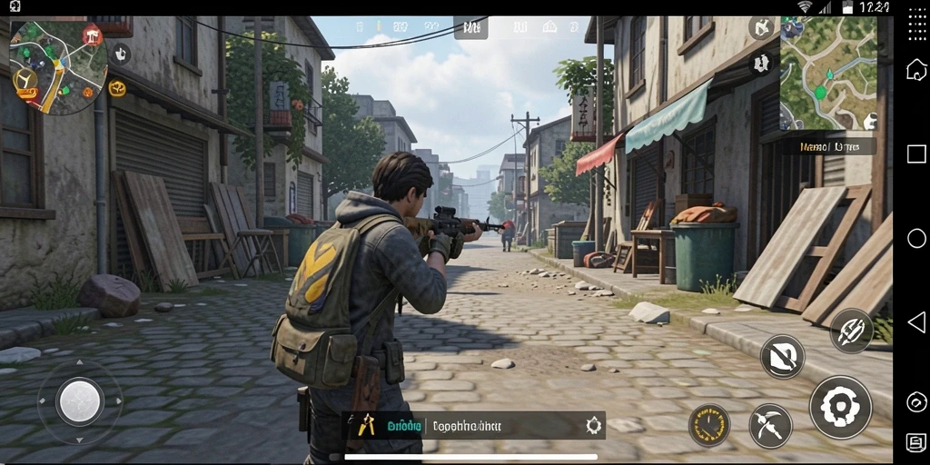 Screenshot menunjukkan level yang menantang dan menarik.