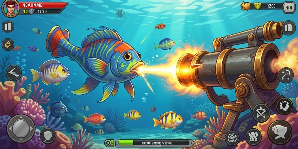 Screenshot memperlihatkan level tantangan yang menarik.